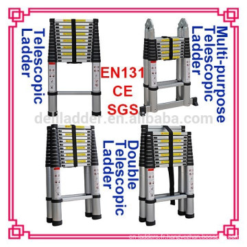 Pieds en caoutchouc d&#39;échelle escamotable mobile EN131 / SGS / GS FRP en aluminium